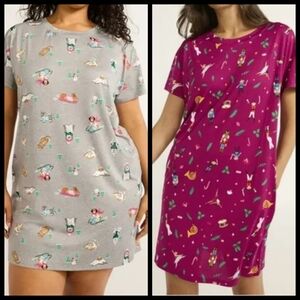 Bundle Of Two (2) Joyspun Nightgowns- Size 2x/3x